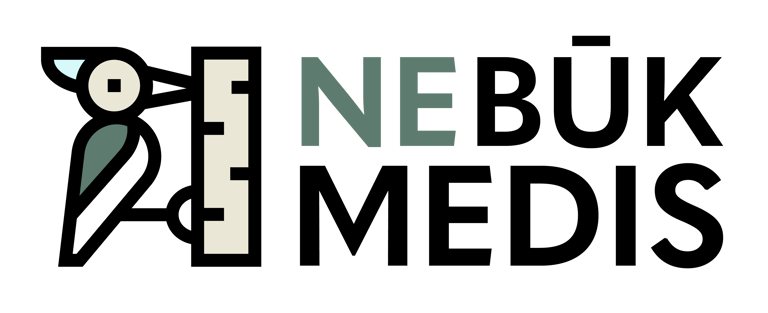 Nebūk medis logo