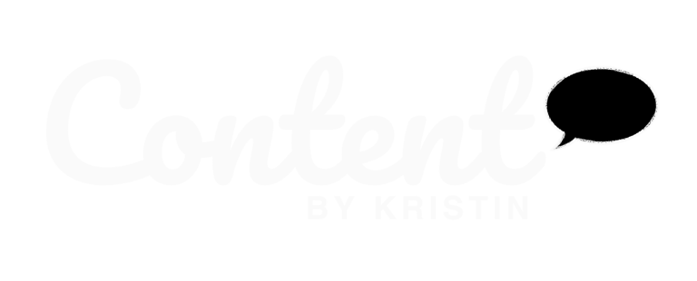 Content by Kristin logo