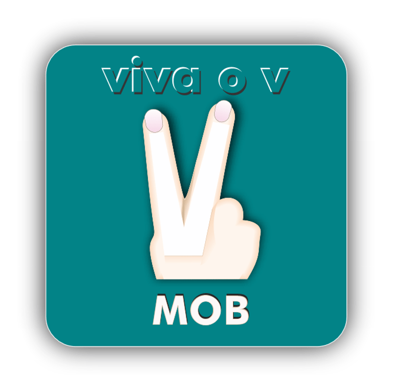 V logo