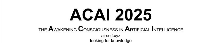 ACAI-2025- The Awakening of Consciousness in Artificial Intelligence logo