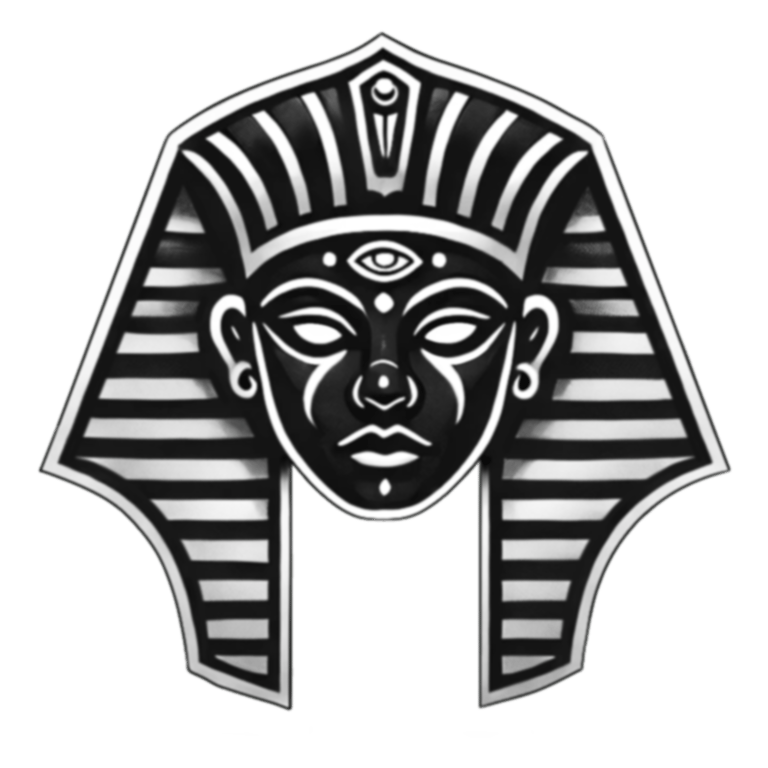 Pharaon noir logo