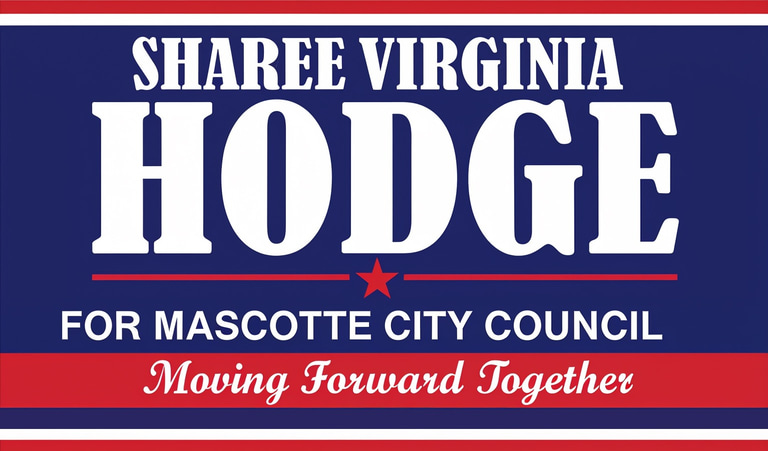 Sharee Virginia Hodge for Mascotte City Council Seat 5 - November 2025 logo