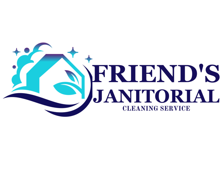 friend's janitorial logo