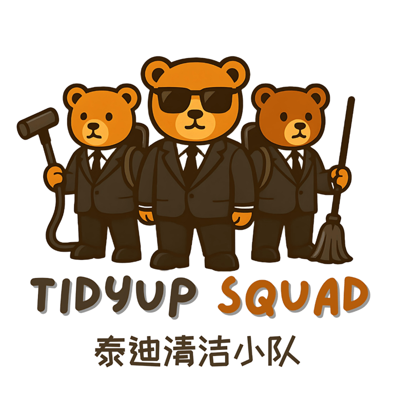 TIDYUP SQUAD Cleaning Company logo