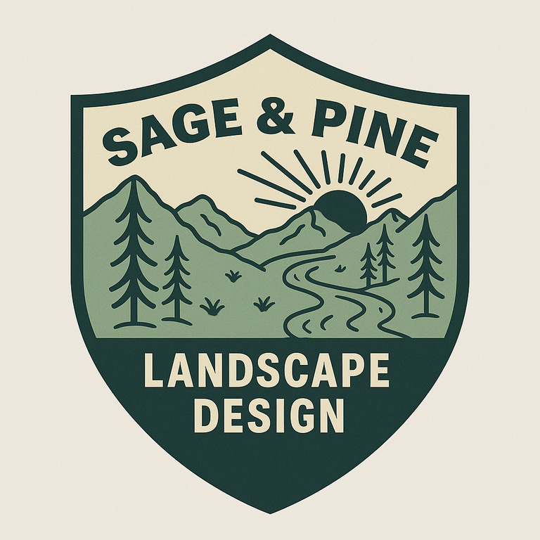 Sage and Pine landscape design LLC logo