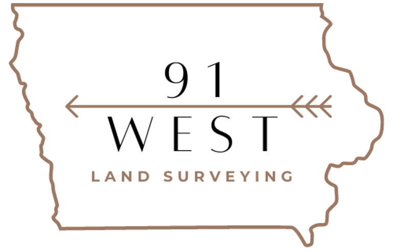 91 West Land Surveying logo