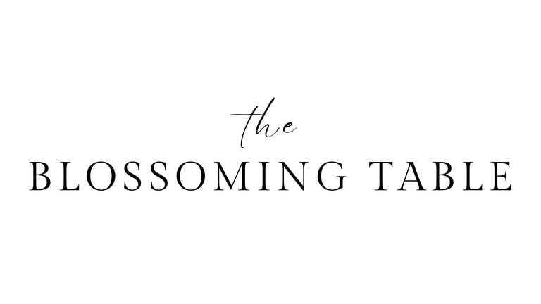 The Blossoming Table logo