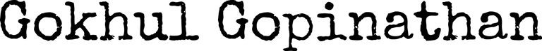 Gokhul Gopinathan logo