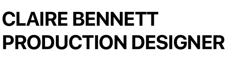 Claire Bennett production designer logo