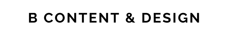 B Content & Design logo