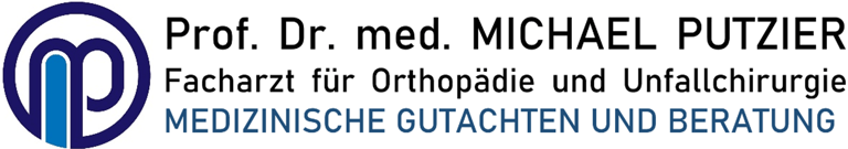 Prof. Dr. med. MICHAEL PUTZIER Facharzt  MEDIZINISCHE GUTACHTEN UNMEDIZINISCHE GUTACHTEN UND BERATUN logo