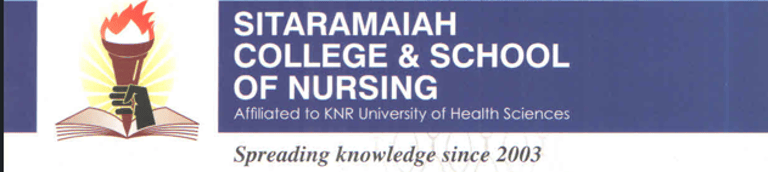 Sitaramaiah collage & School of Nursing logo