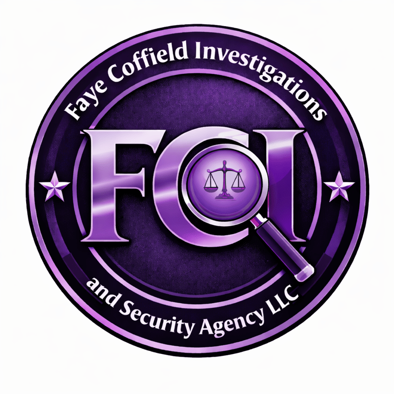 Faye Coffield Investigations and Security Agency, LLD logo