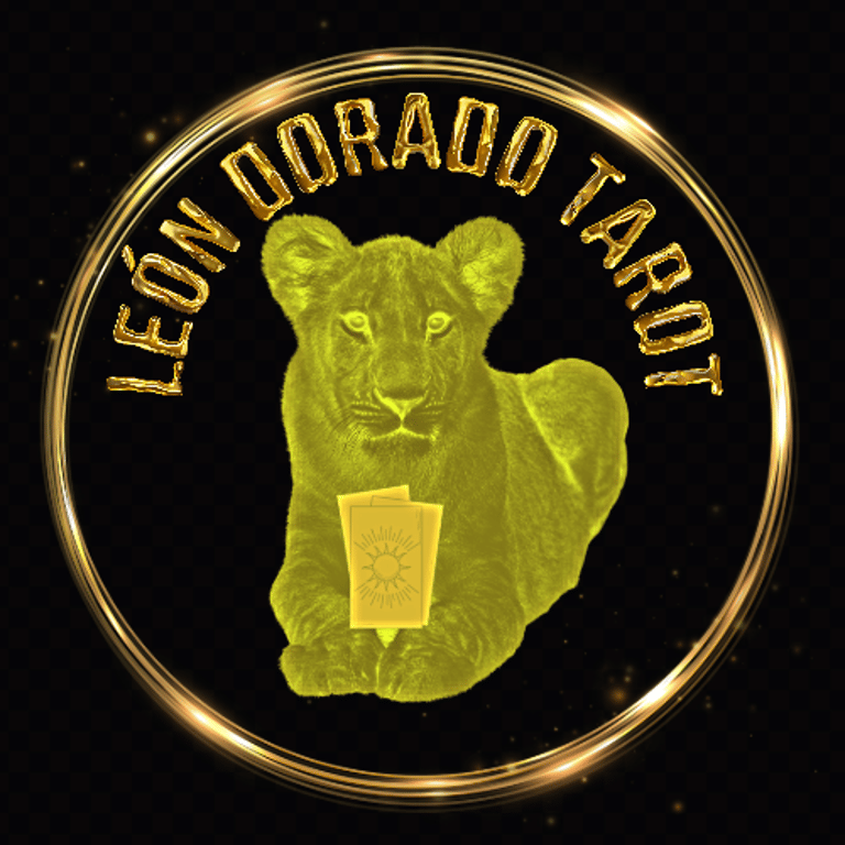 León Dorado Tarot logo