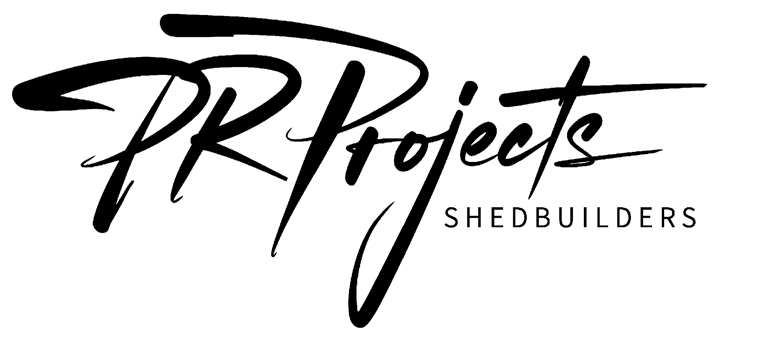 PR Projects Shedbuilders logo