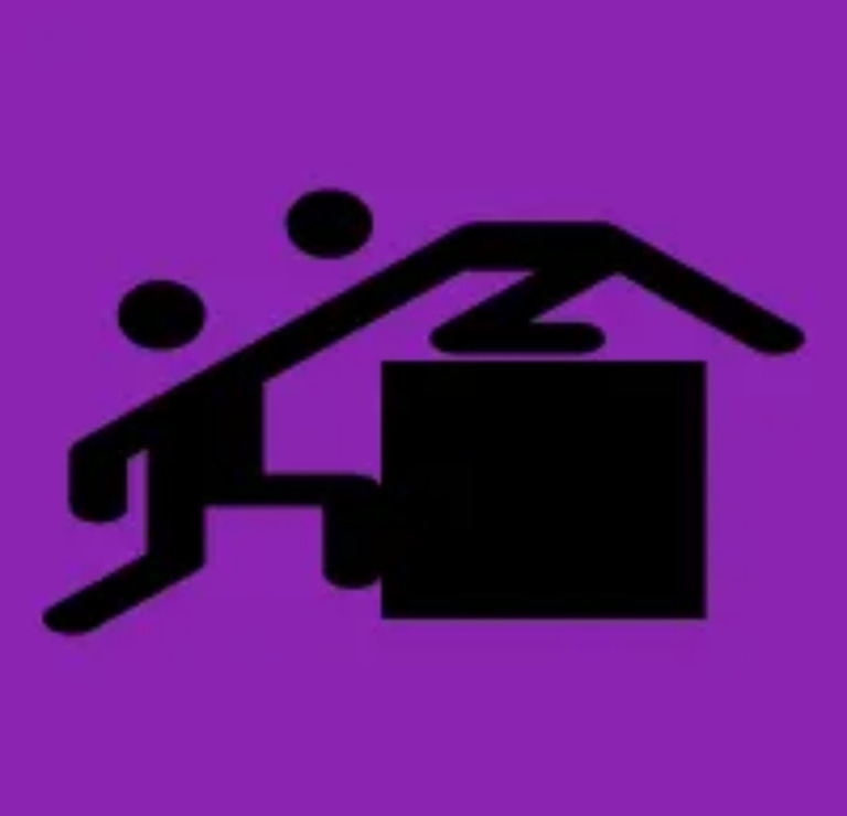 Step up, safe space logo
