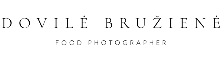 DOVILE BRUŽIENĖ maisto ir restoranų fotografė logo