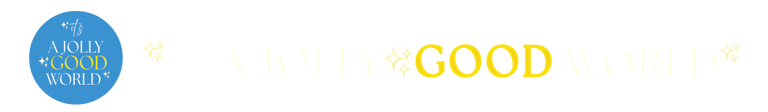 a Jolly Good World logo
