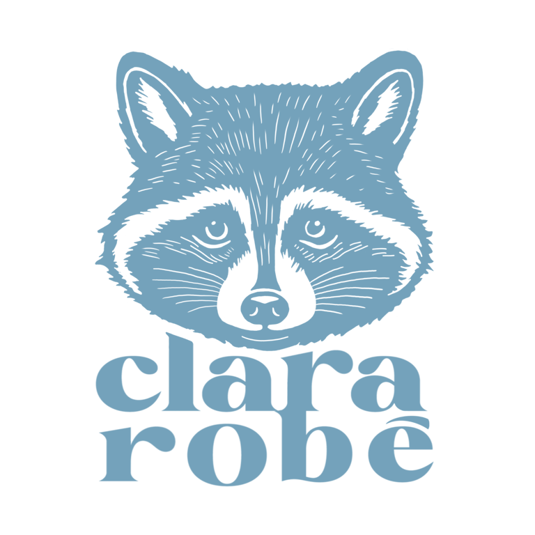 Clara Robe linogravures logo