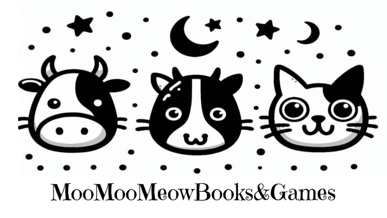Moo Moo Meow Books & Games logo