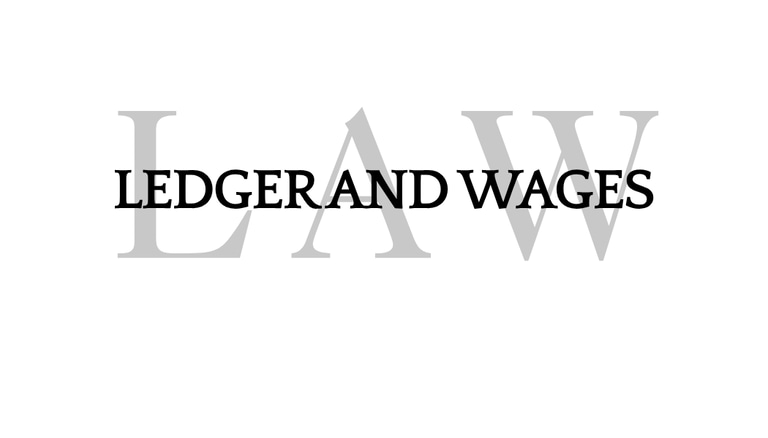 LEDGER AND WAGES logo