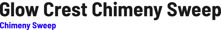 Glow Crest Chimeny Sweep logo