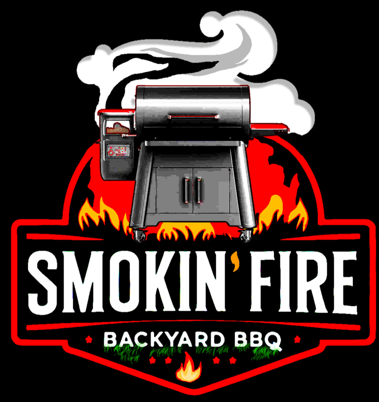 SMOKIN' FIRE BACKYARD BBQ logo