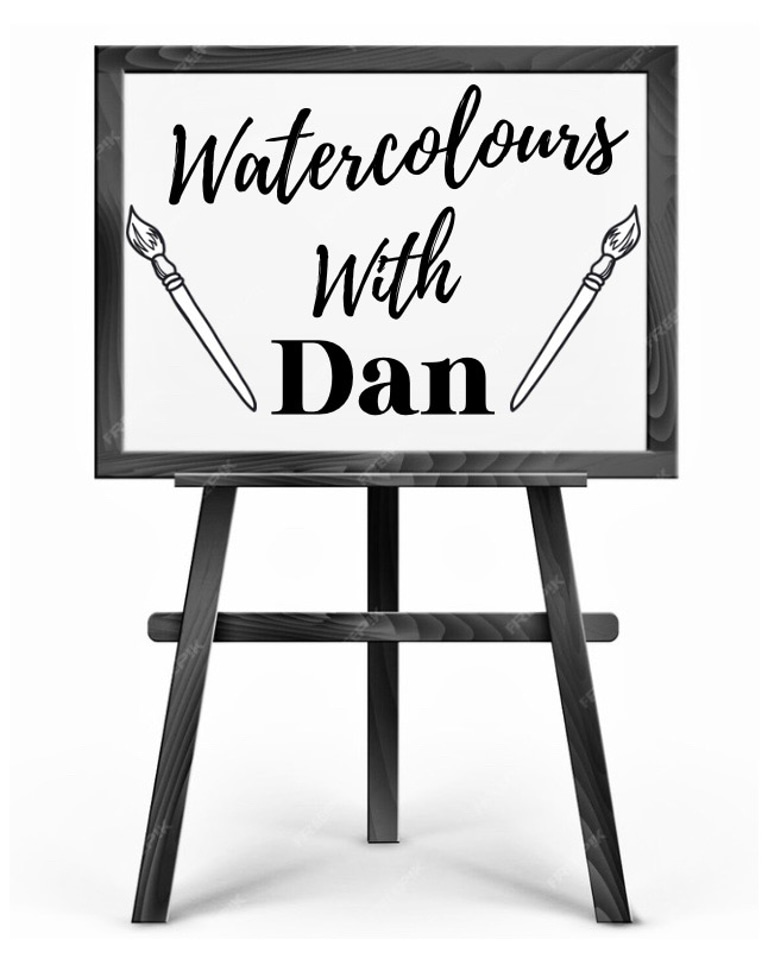 Watercolours with Dan logo