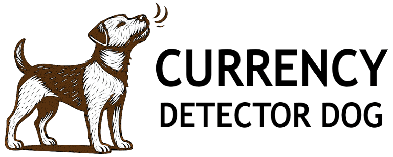 Currency Detector Dog logo