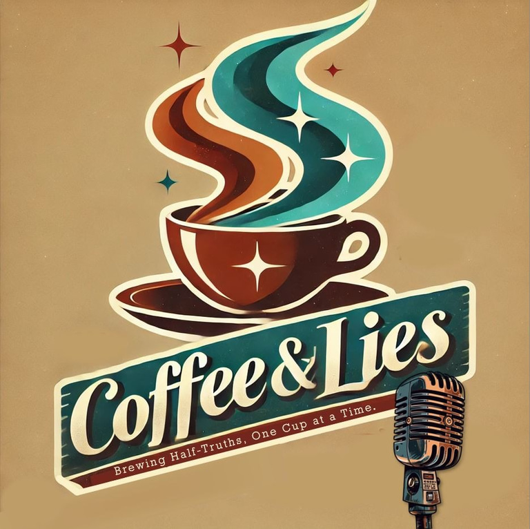 Coffee and Lies Podcast logo