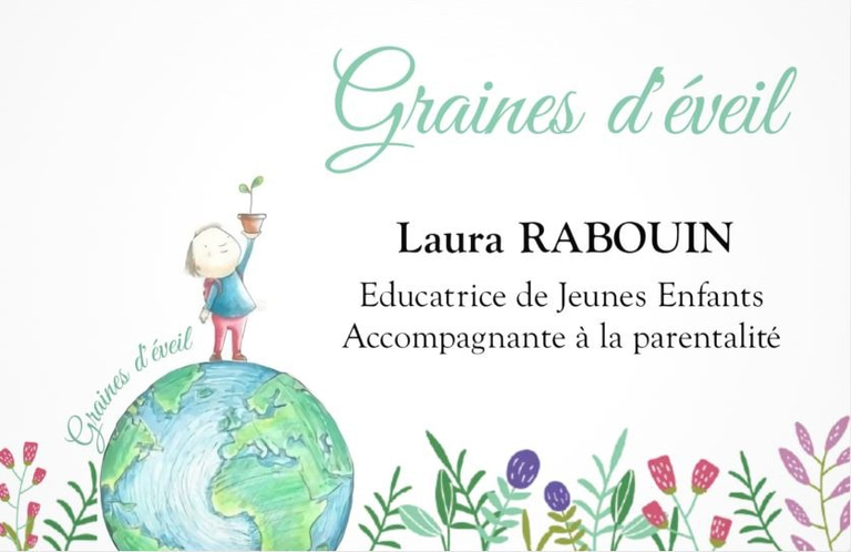 Laura RABOUIN éducatrice de jeunes enfants et accompagnante à la parentalité en libéral logo