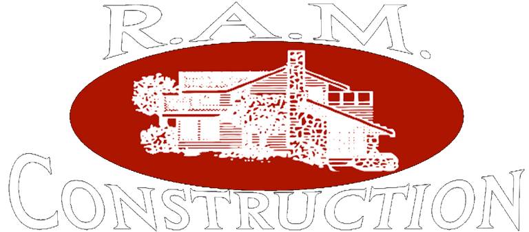 R A M Construction logo