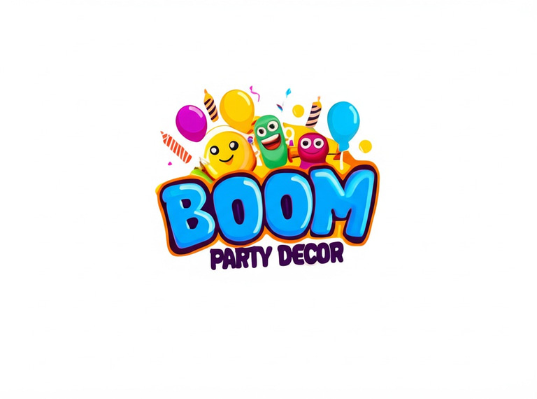 BOOM PARTY DECOR logo
