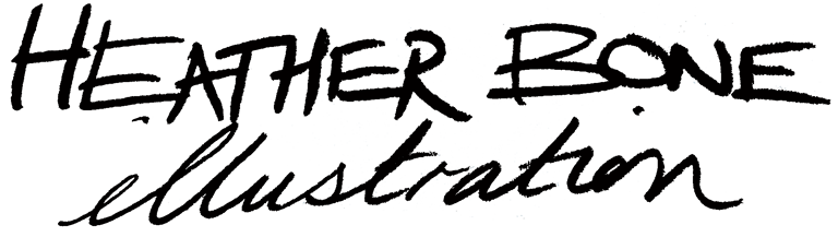 Heather Bone Illustration logo