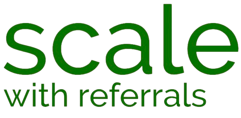 scale with referrals logo