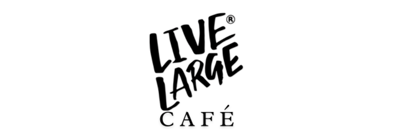 LIVE LARGE Café logo