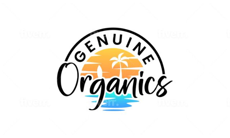 GENUINE ORGANICS logo