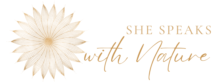 She speaks with Nature logo