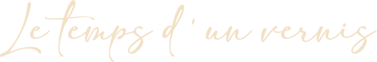 Le temps d'un vernis logo