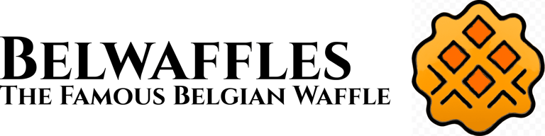 The Famous Belgian Waffles by Belwaffles logo