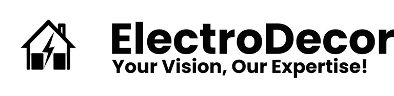 ElectroDecor, Electrician, Decoration Design, Dwell logo