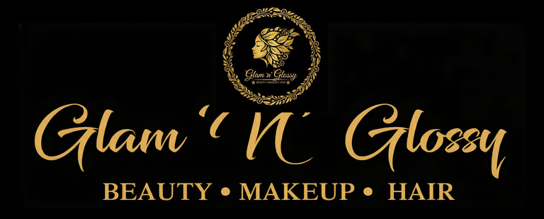 GLAM 'N' GLOSSY logo