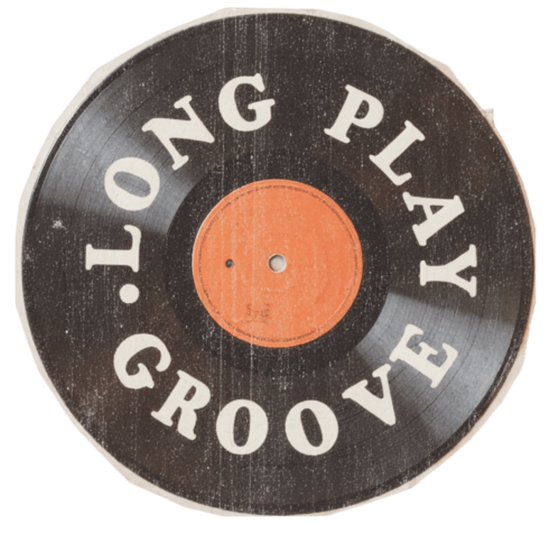 The Long Play Groove logo