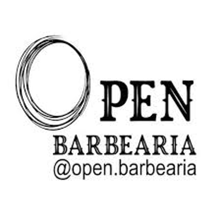 OPEN BARBEARIA -BARBEARIA CURITIBA - GUABIROTUBA - UBERABA logo