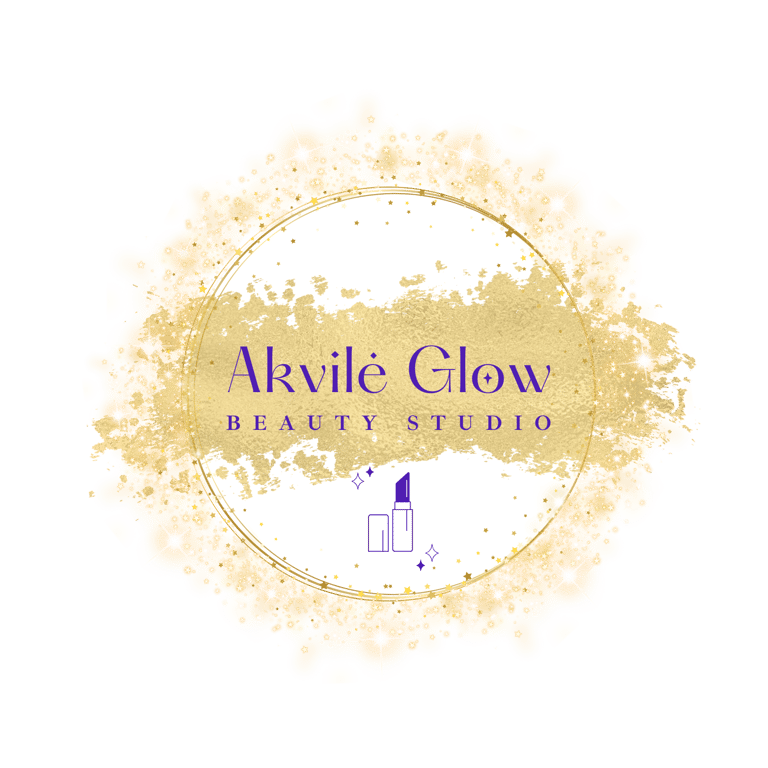akvile glow beauty studio logo