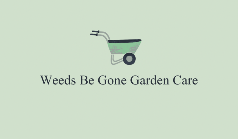 Weeds Be Gone Garden Care logo