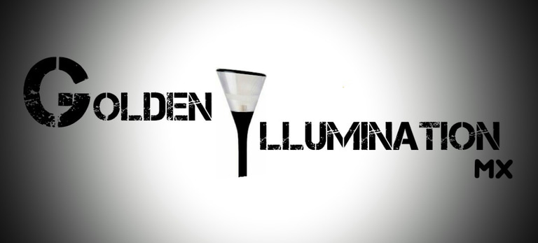 Golden illumination logo