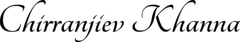 Chirranjiev Khanna logo