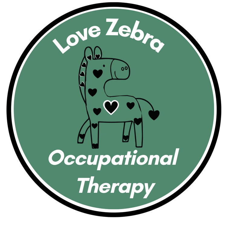 Love Zebra Occupational Therapy logo
