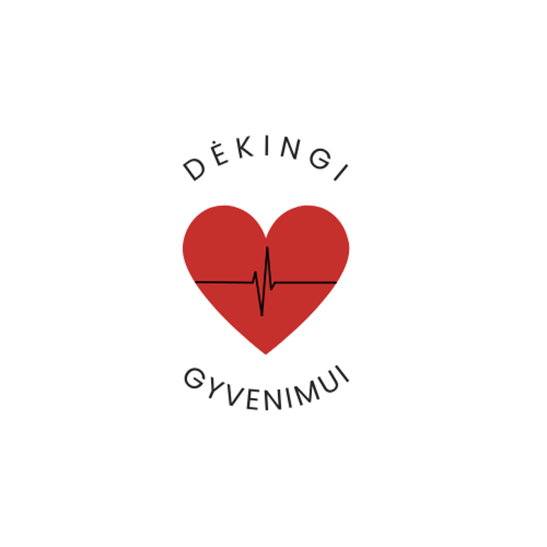 DĖKINGI GYVENIMUI - vėžio paramos fondas logo